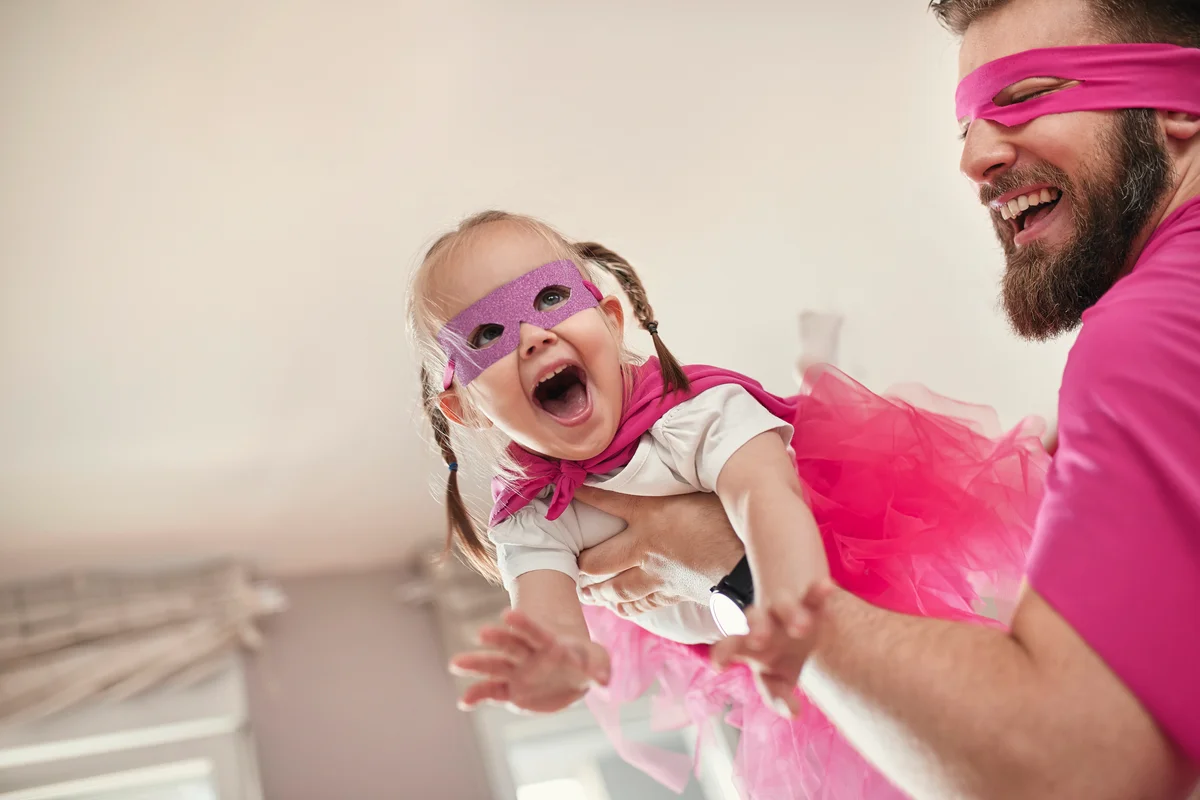 father daughter superhero