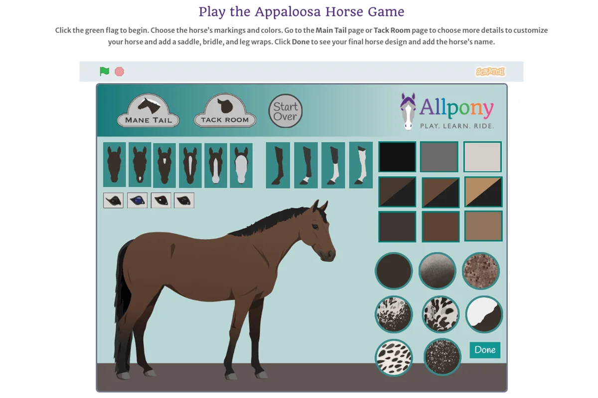 Screenshot of allpony.com
