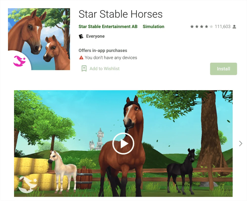 Screenshot of play.google.com