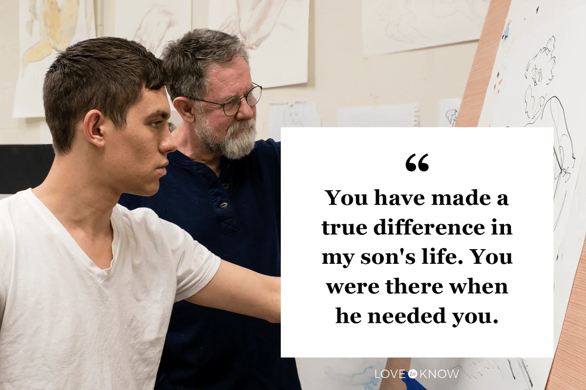 Special Thank You Teacher Message From Parents