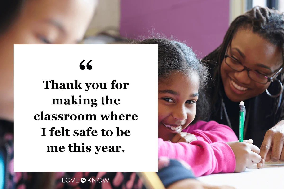 Meaningful Thank You Message for Teachers From Students