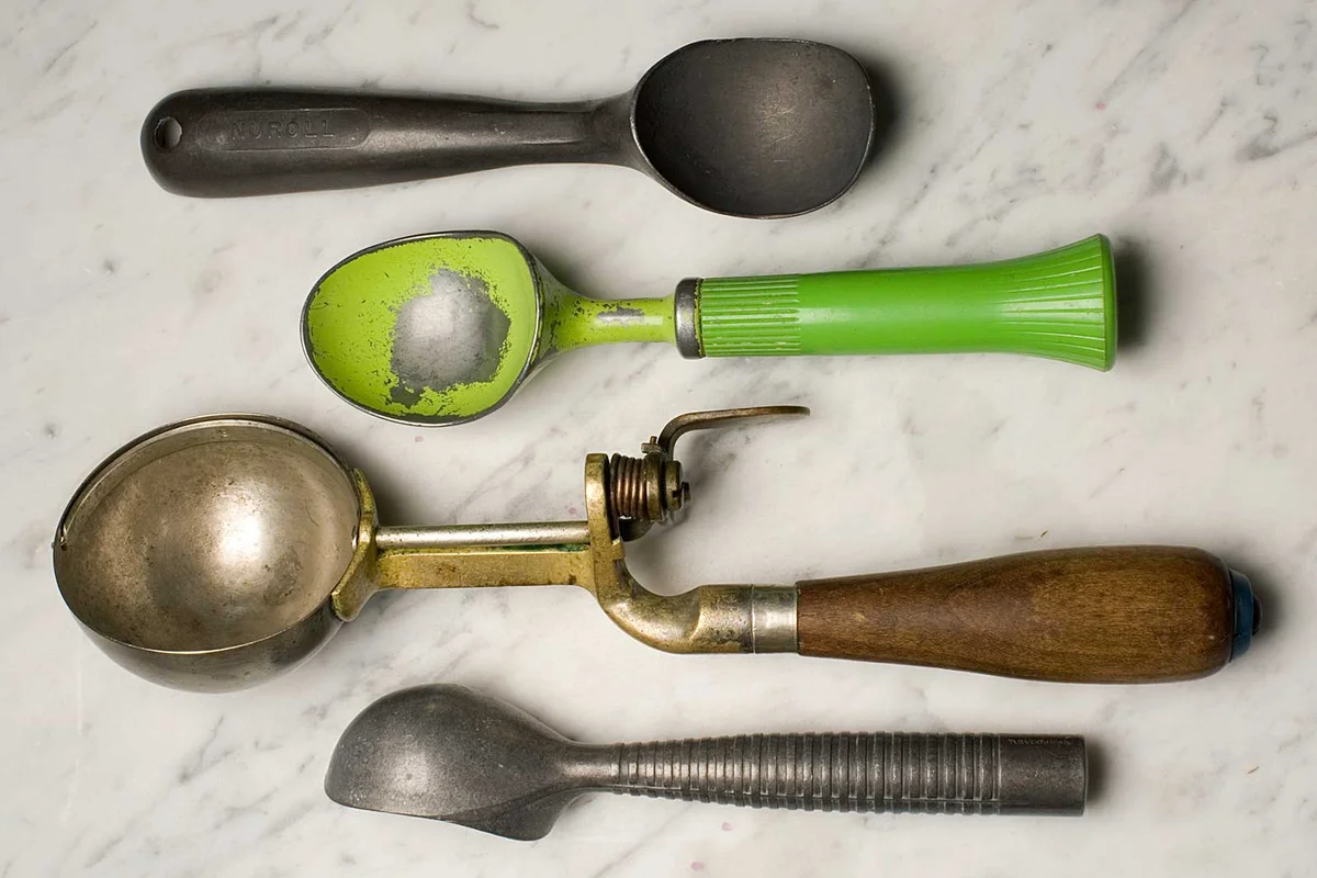 antique ice cream scoops