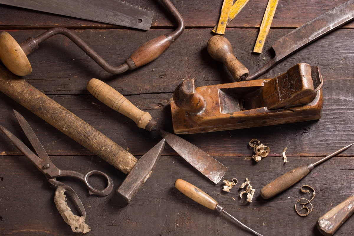 antique hand tools