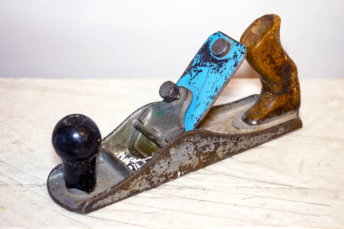 antique carpenter's wood planer