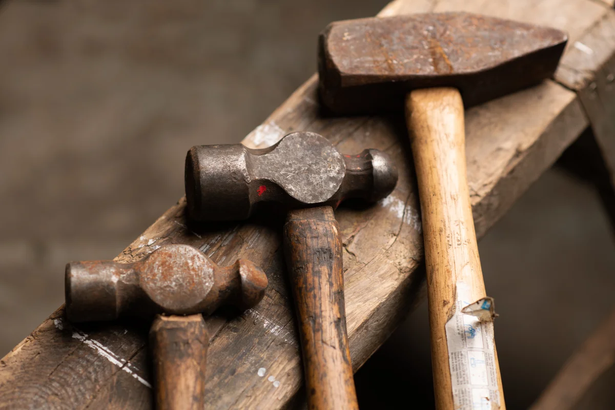 antique vintage hammers