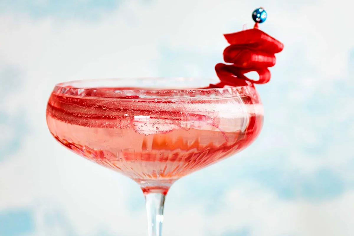 rhubarb lemon fizz