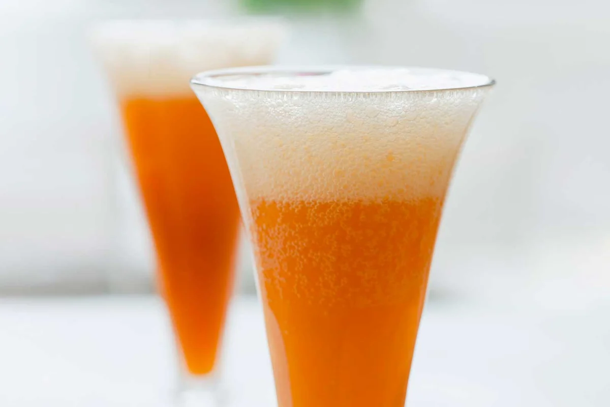 rhubarb 75 cocktail