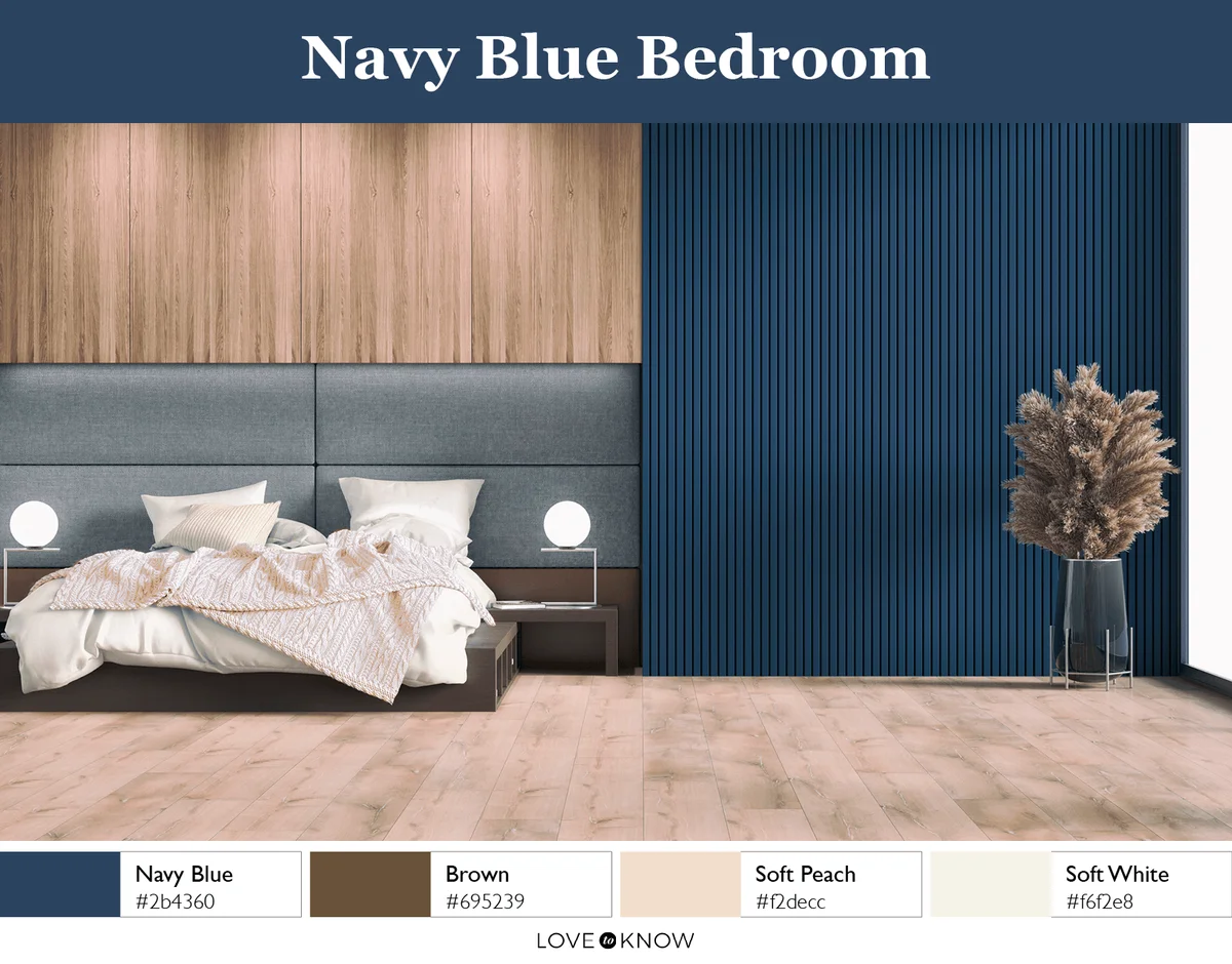 Navy Blue for the Bedroom