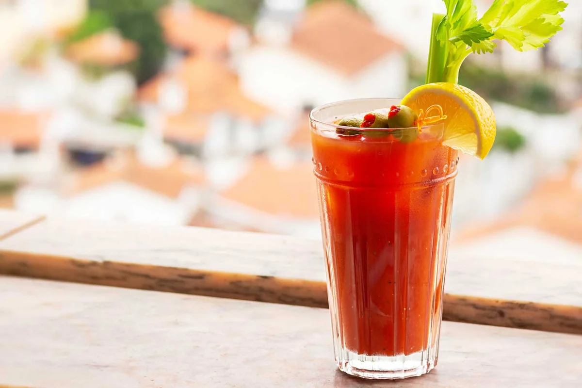 classic bloody mary cocktail