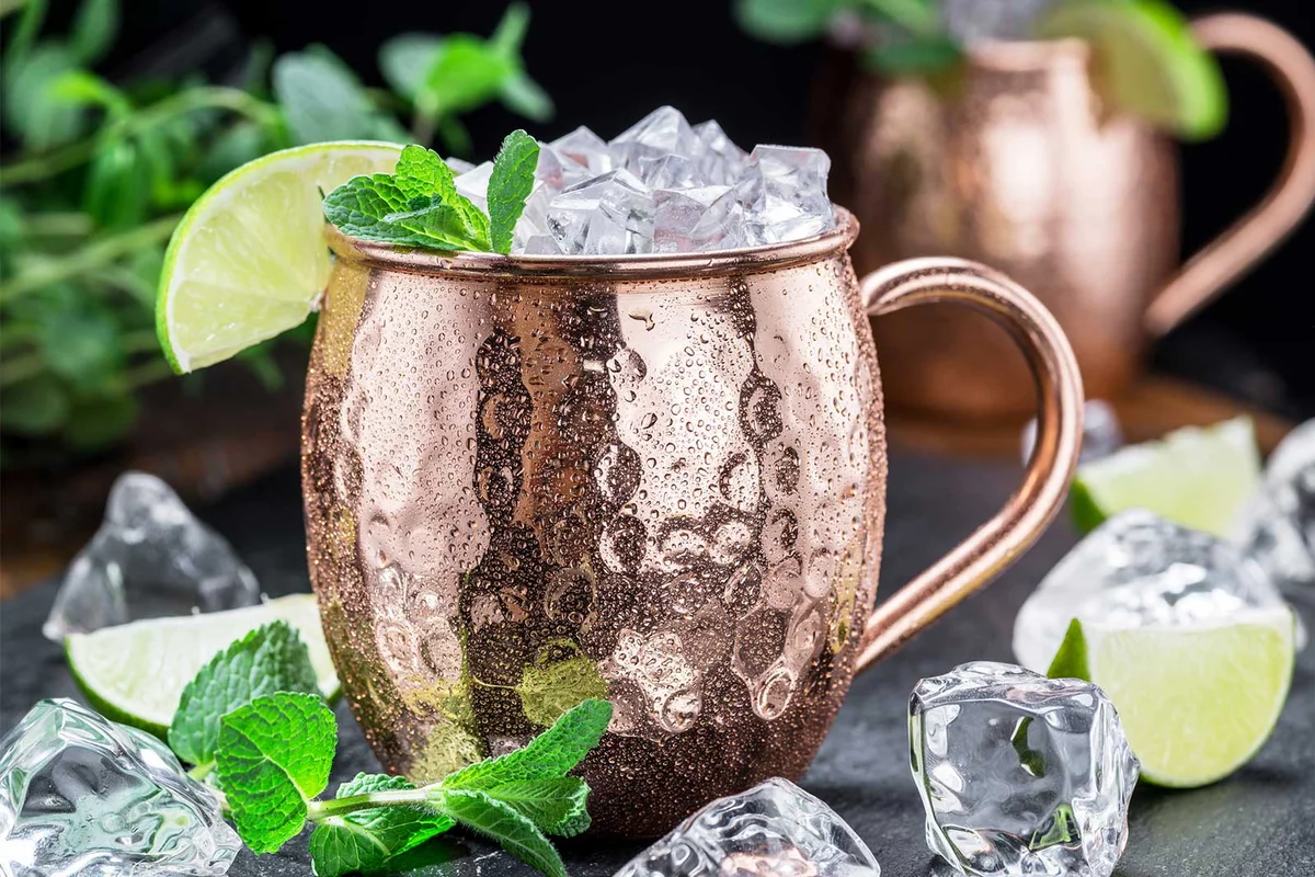 spiced pear mule