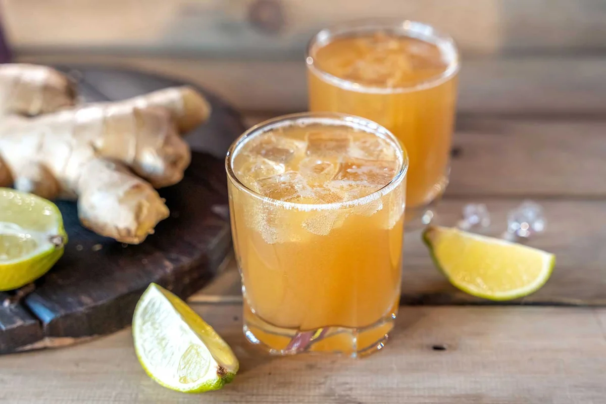 pear bourbon ginger snap
