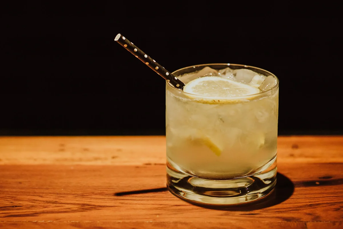 Close-Up Of Drink On Table