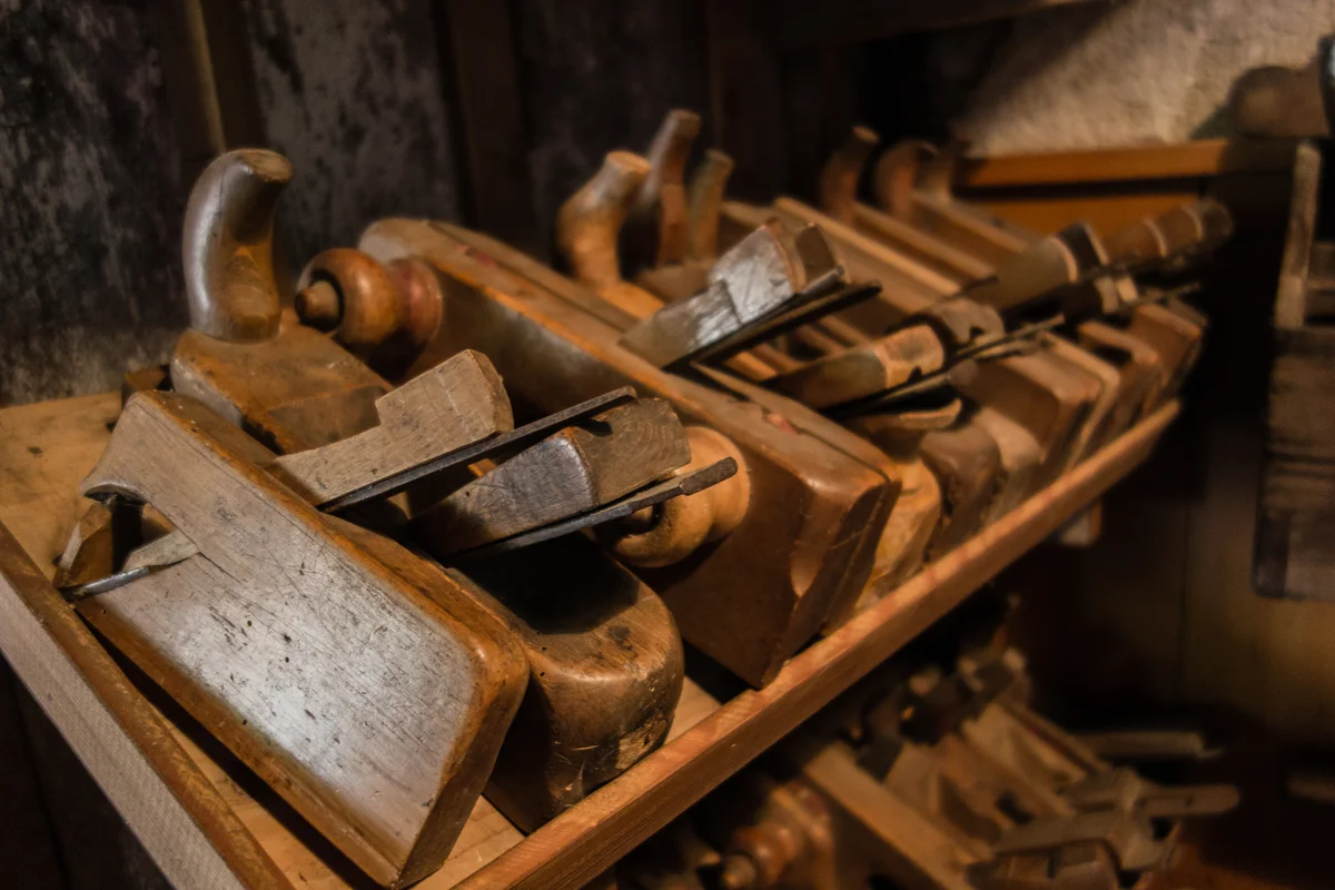 vintage wood planes