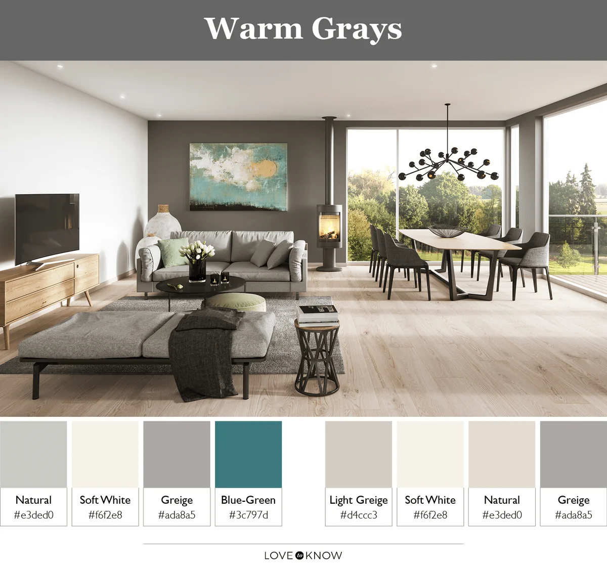 Warm Gray Color Palettes