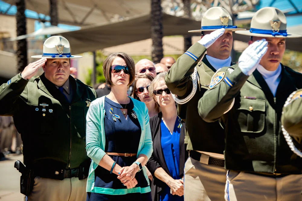 military salute at funeral