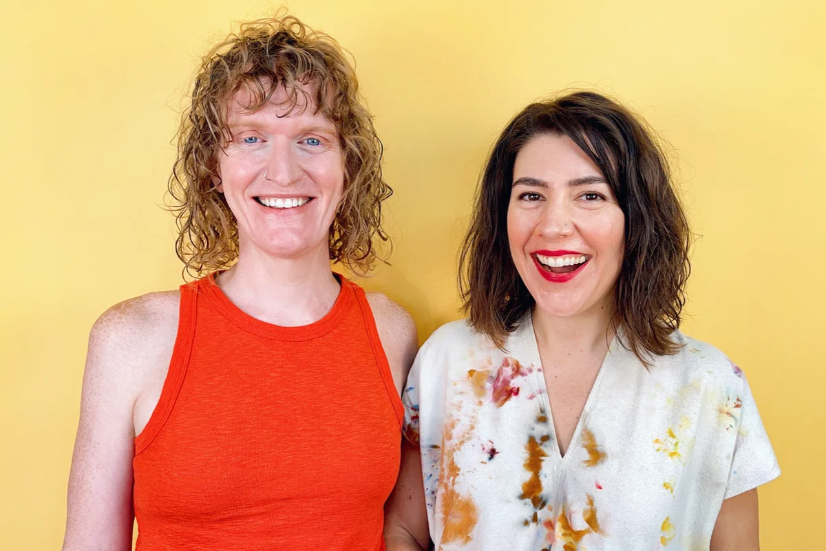 Photo of INK MEETS PAPER co-founders Jamie and Allison Nadeau.