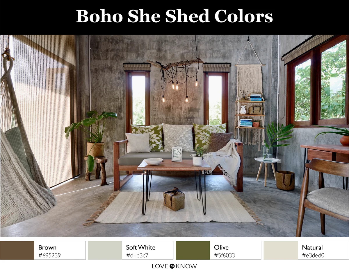 Boho She shed