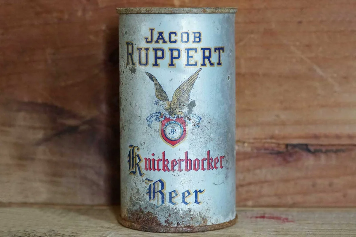 Jacob Ruppert Knickerbocker Beer Flat Top Beer Can