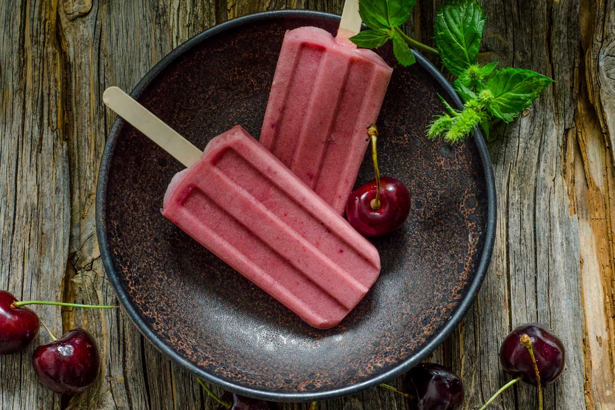 bourbon cherry ice pop