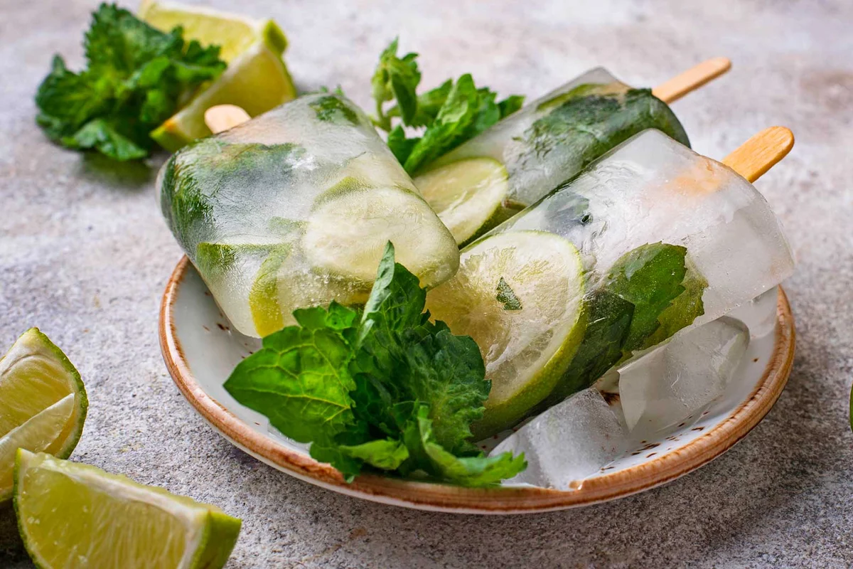 mojito ice pop