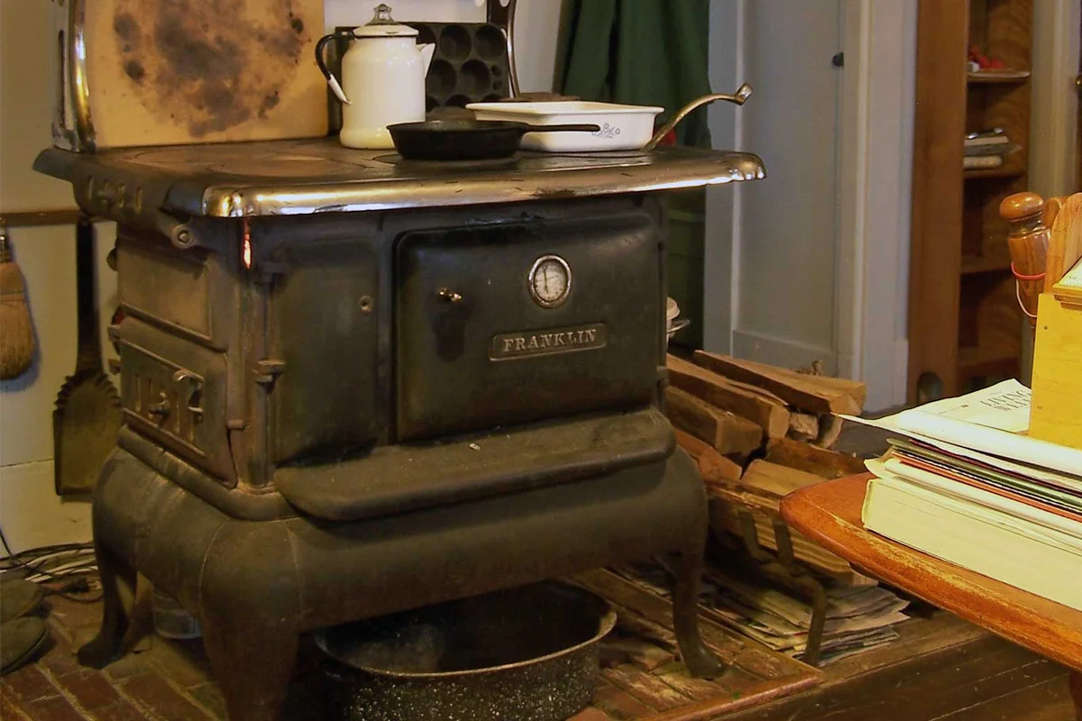 Antique Franklin Wood Stove
