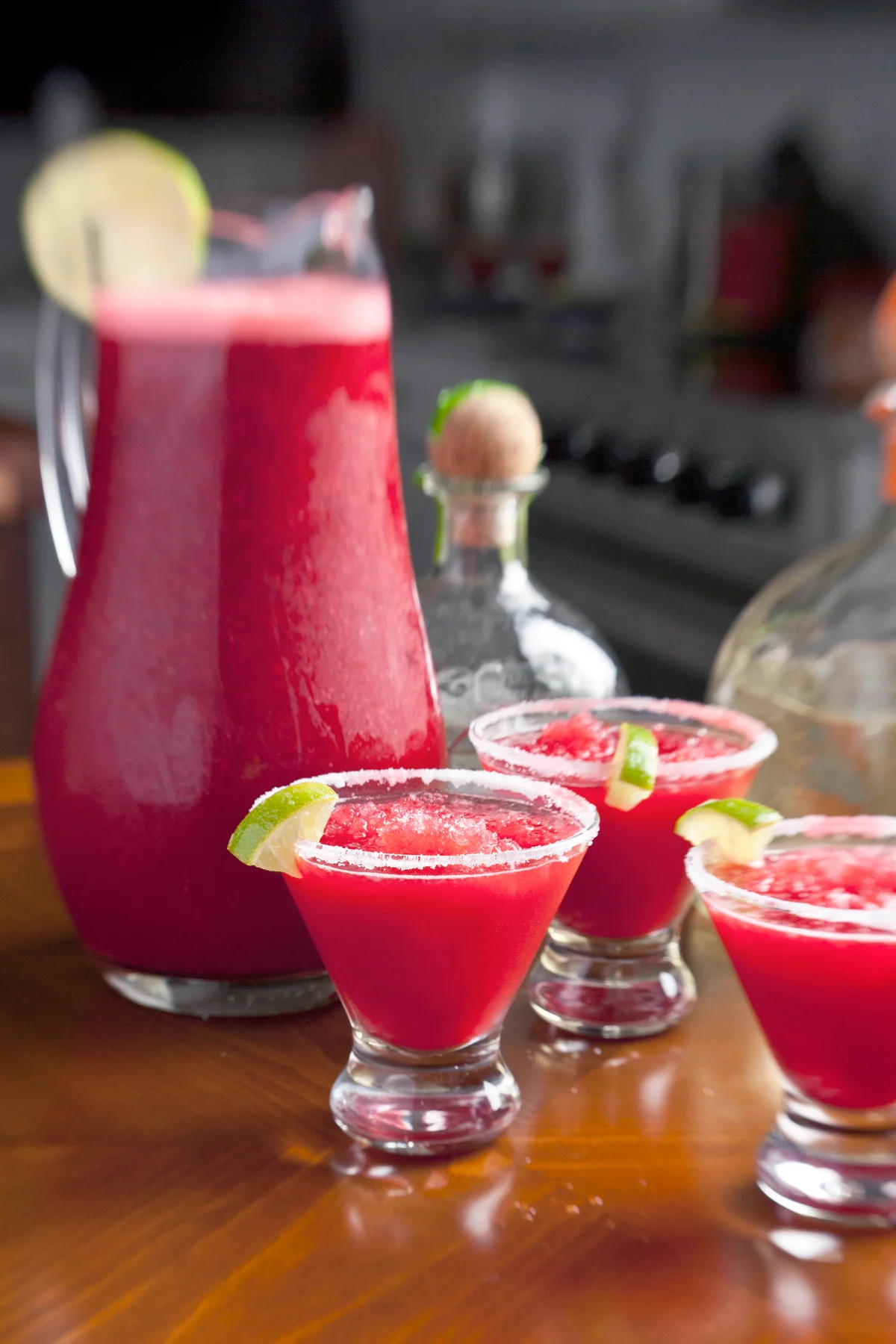 Strawberry margaritas