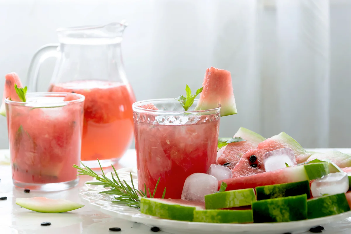 Watermelon margaritas