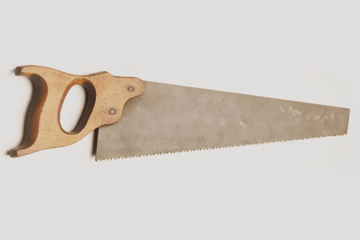 Antique wood saw