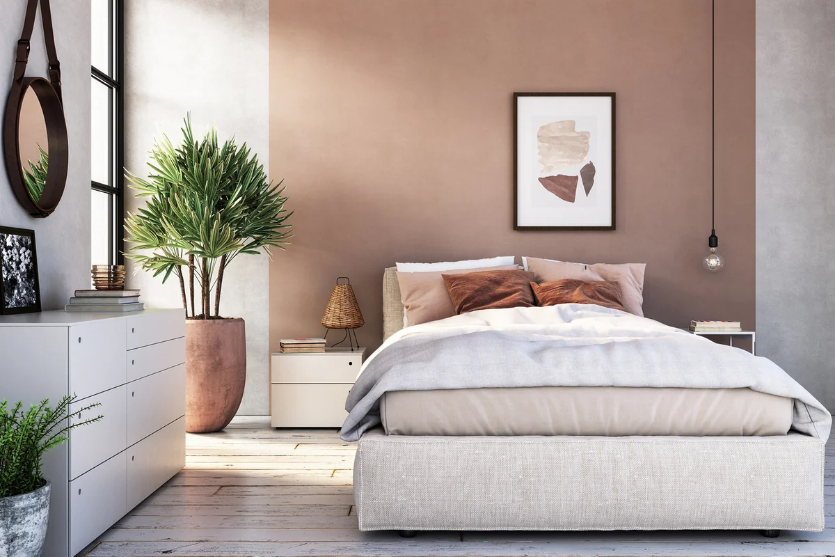 Modern bedroom interior