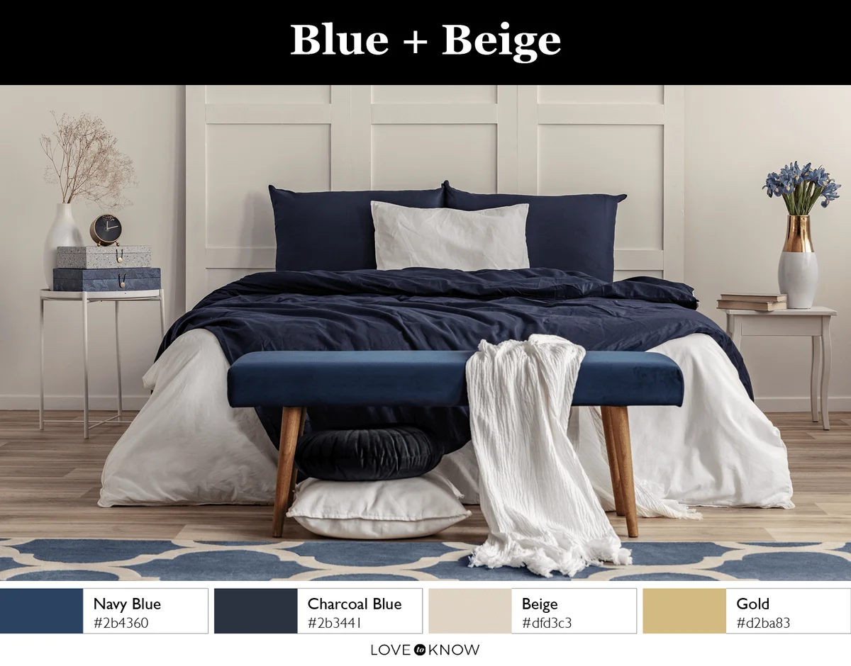 Blue + Beige Color Palette