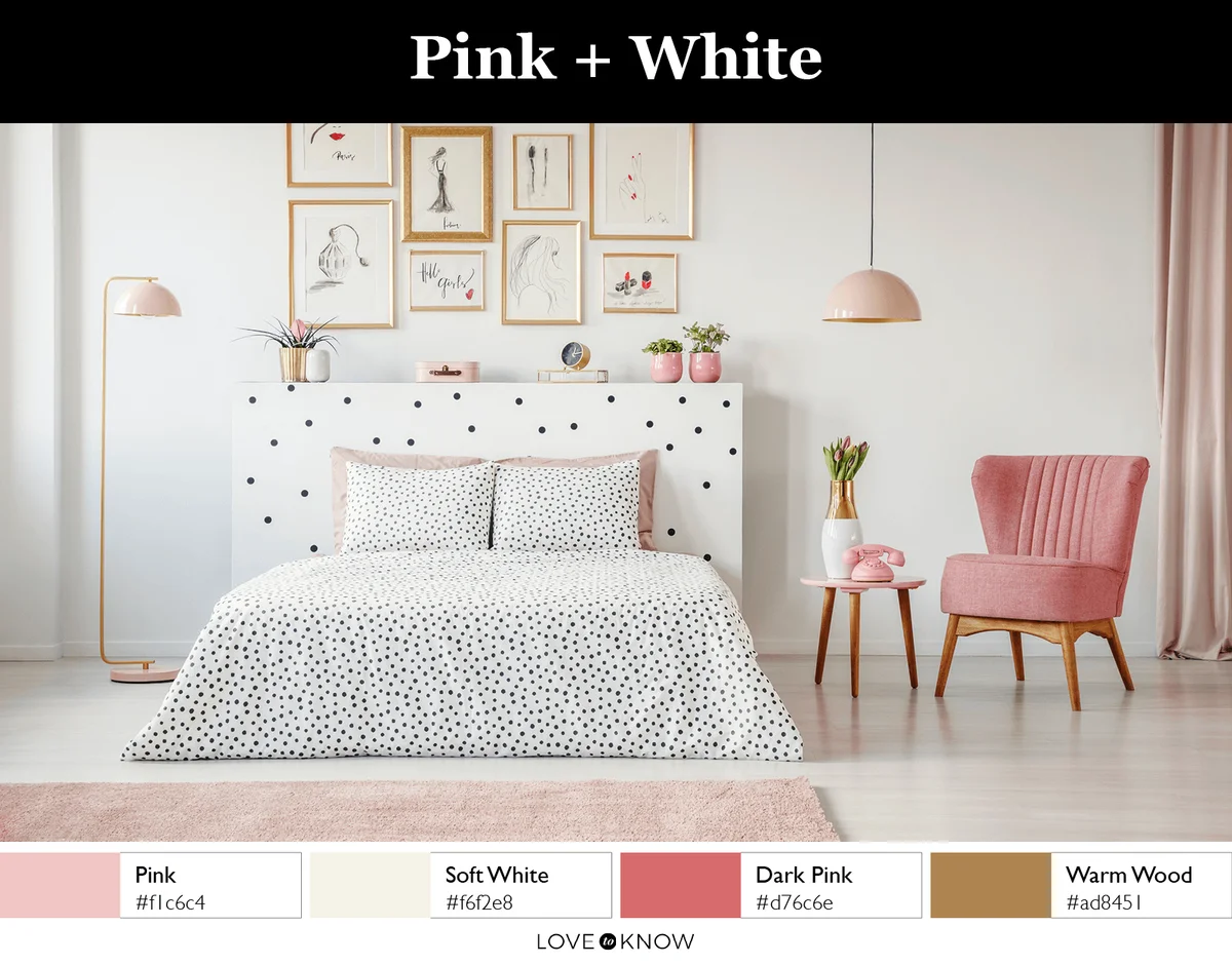 Pink + White Color Palette