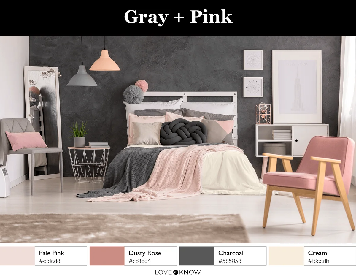 Gray + Pink Color Palette