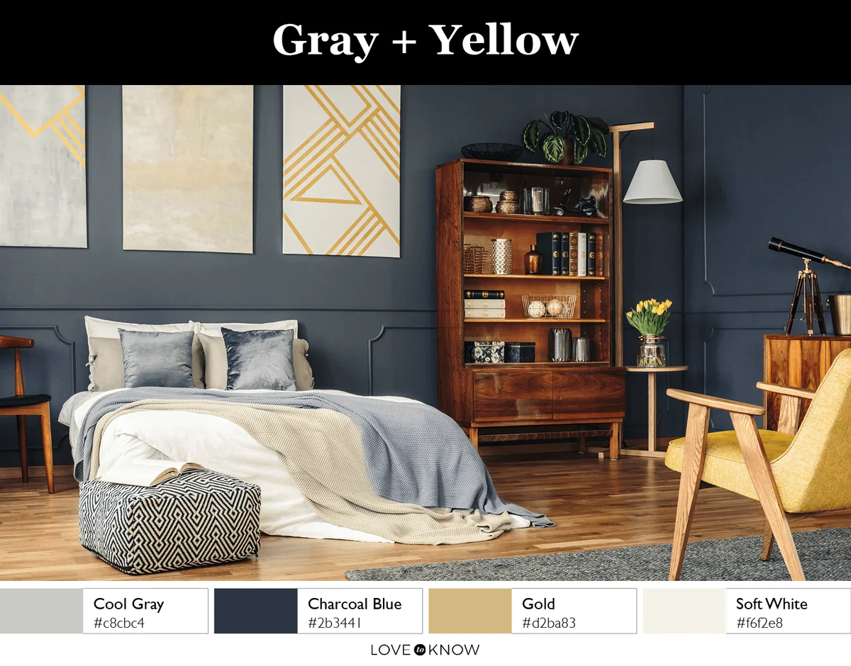 Gray + Yellow Color Palette