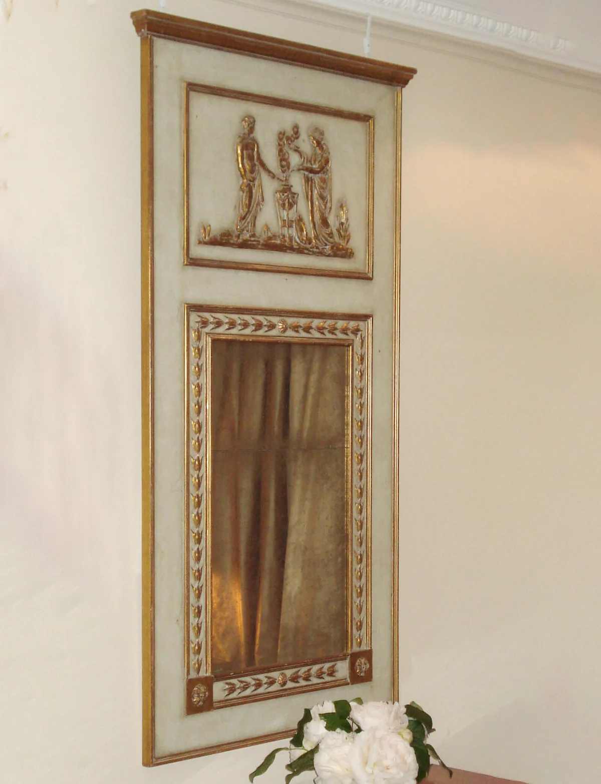 Antique Trumeau reproduction