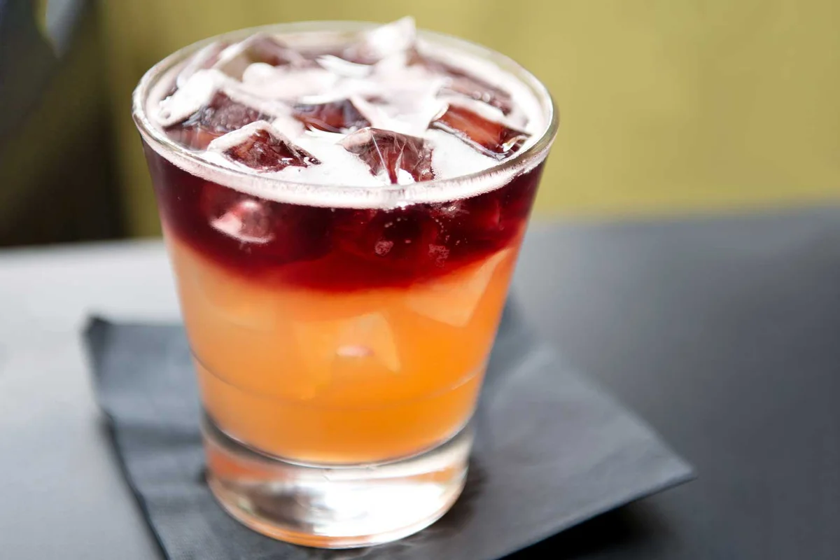 New England Apple Sour Cocktail