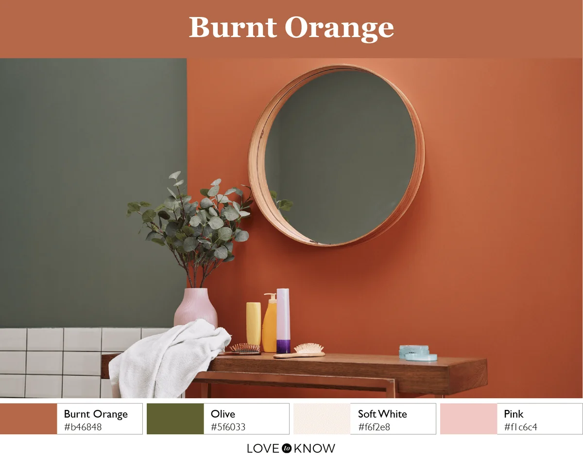 Color Palette Burnt Orange