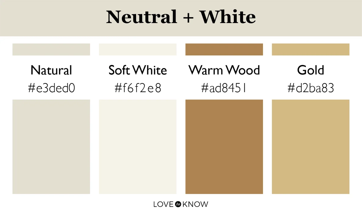 Color Palette Beige + White