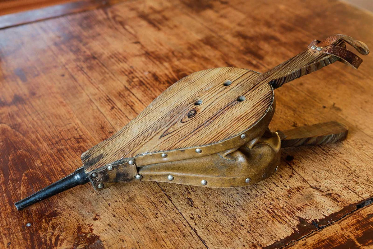 vintage blacksmith bellow