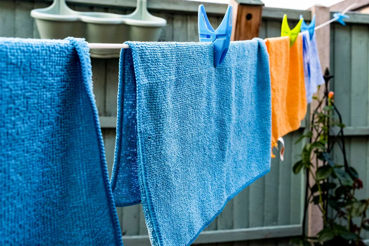line air dry microfiber cloth
