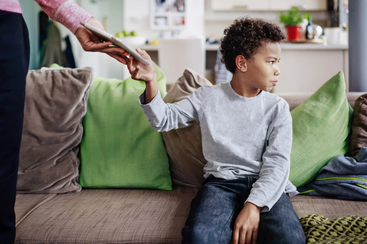 Mother Punishes Son By Taking Tablet Away From His Son