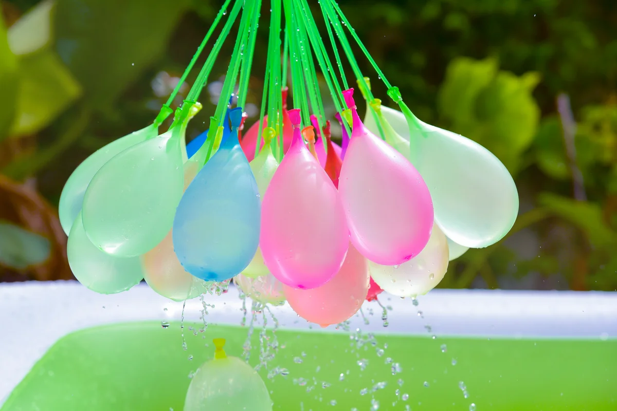 Colorful water balloons