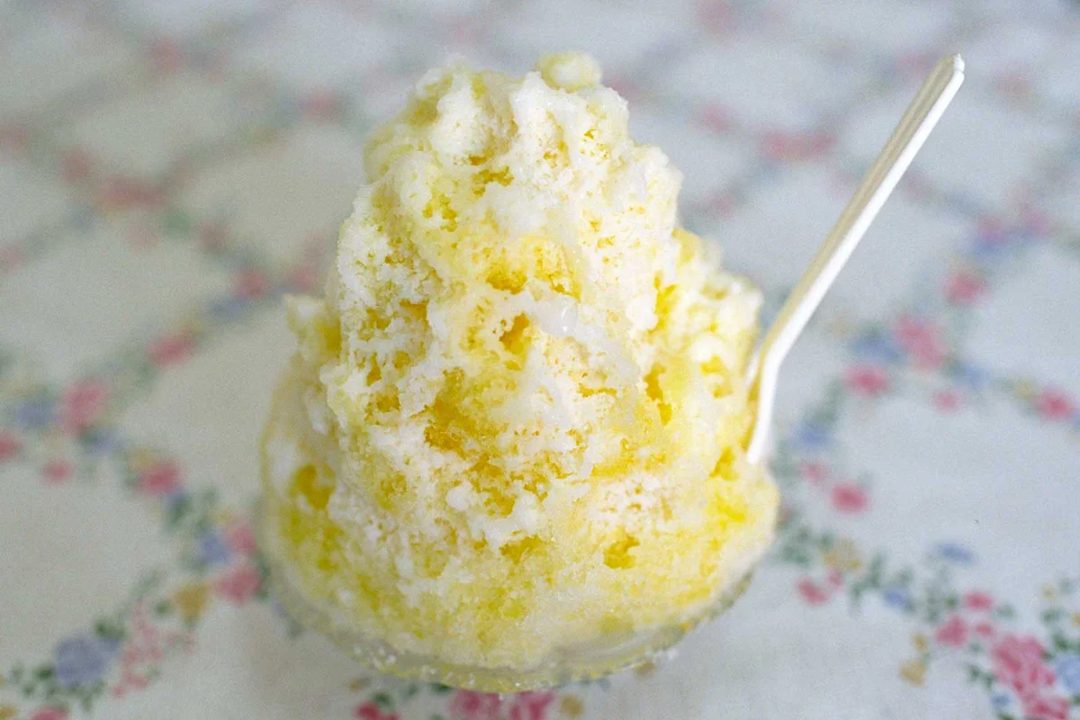 pineapple alcohol snow cone