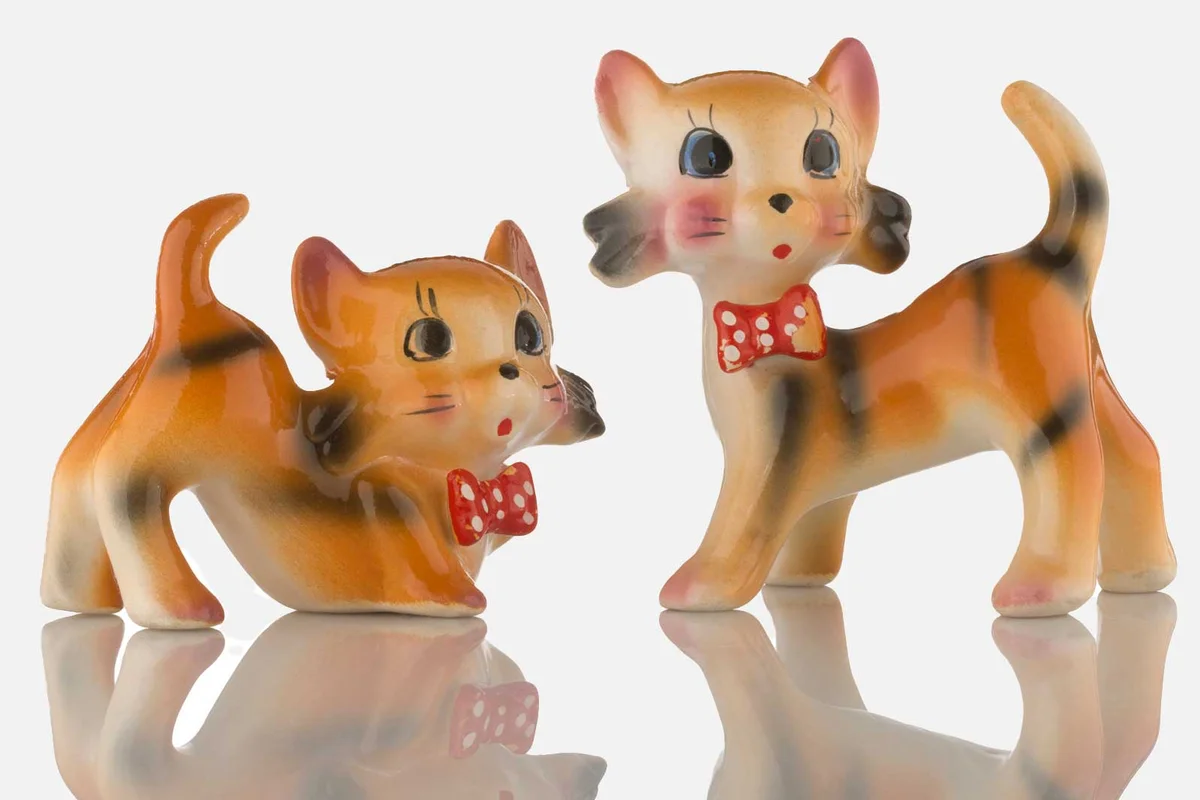 vintage cat figurines