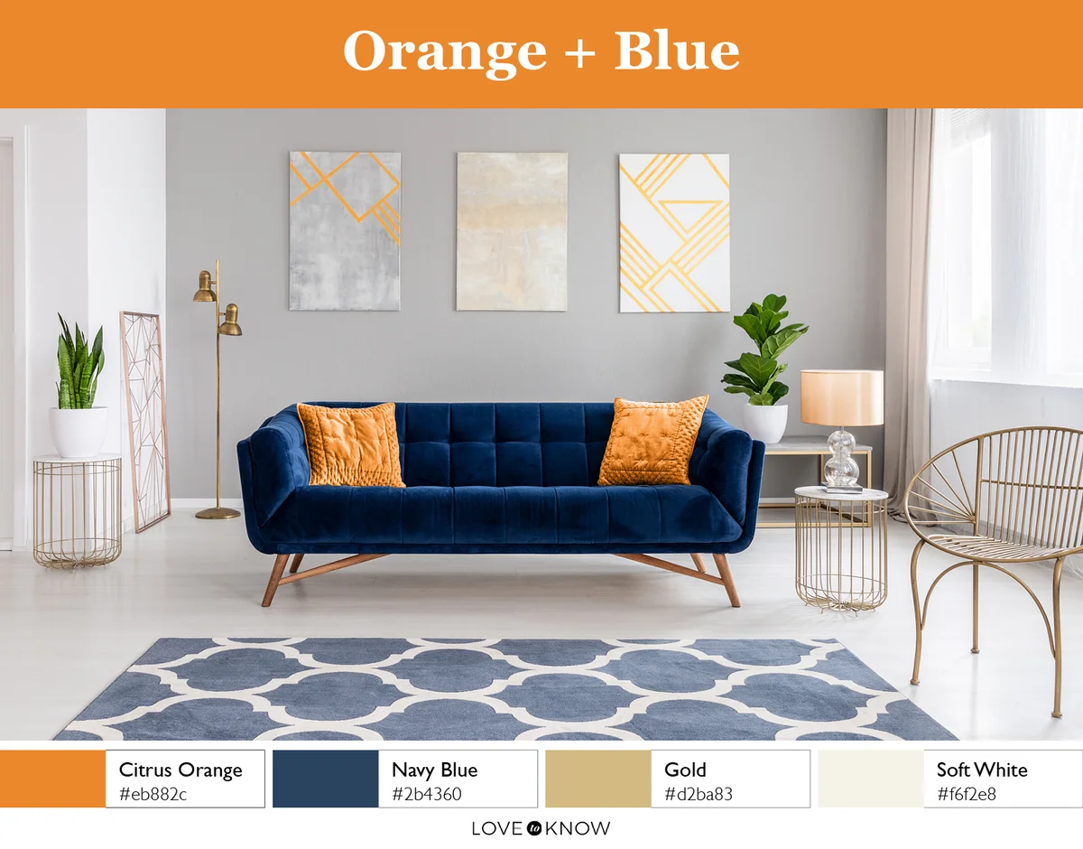 Orange + Blue Color Palette