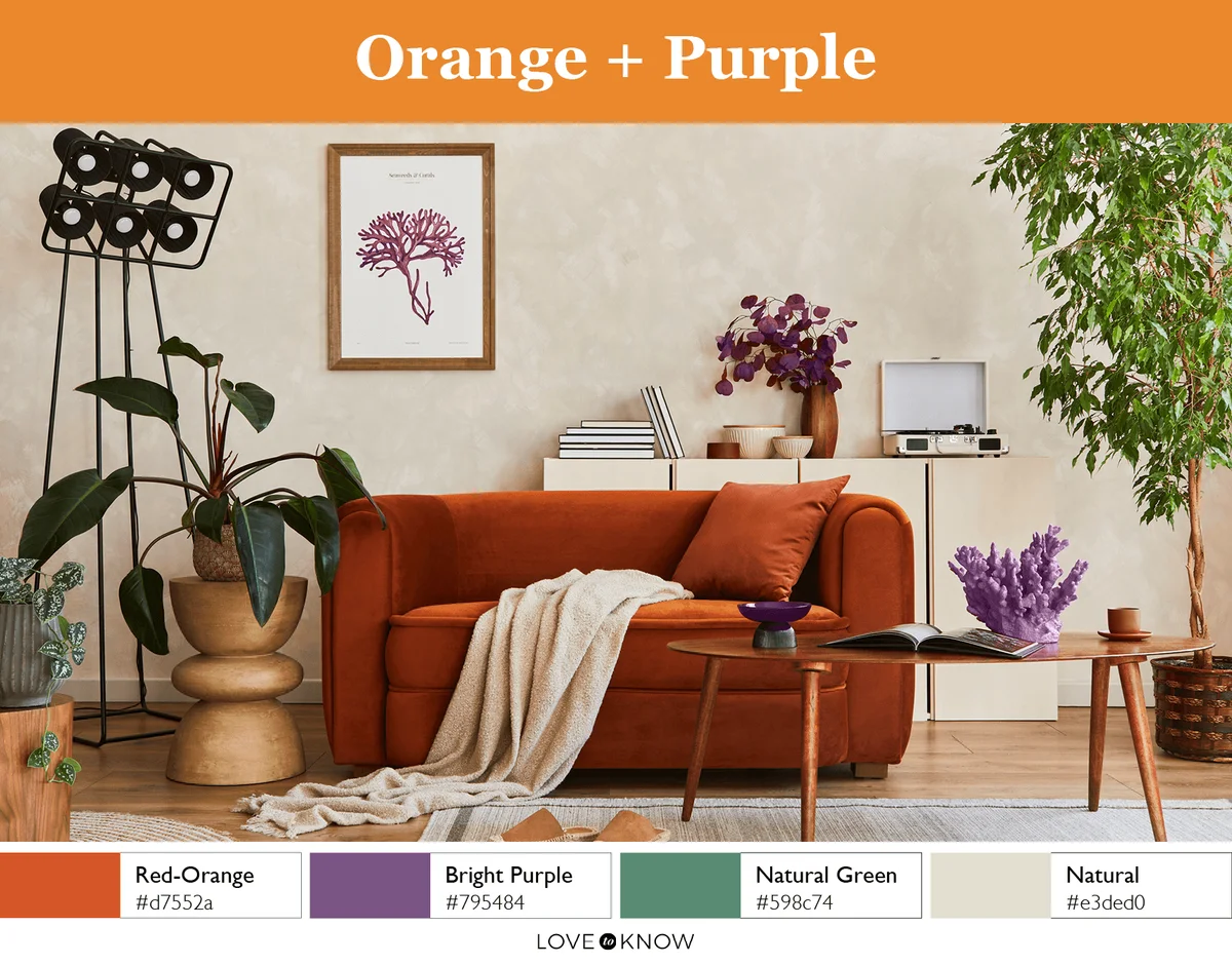 Orange + Purple Color Palette