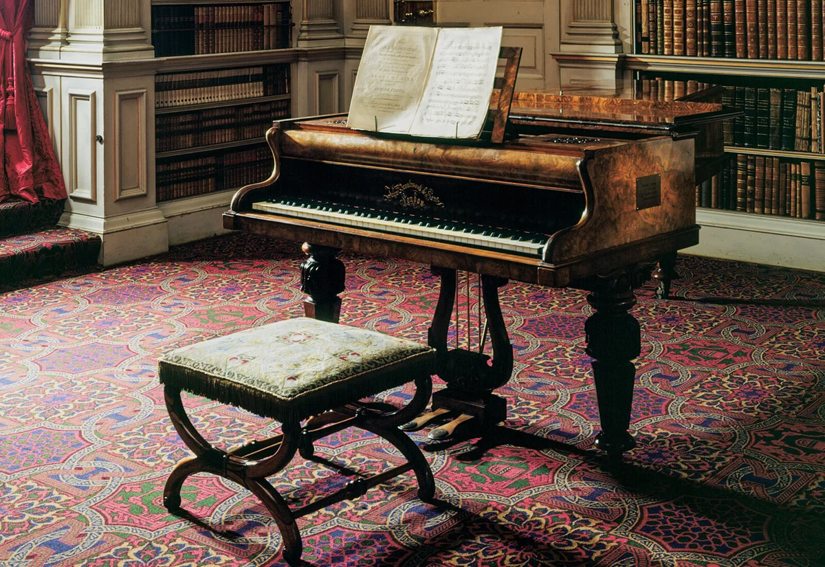 Interior of the library at Audley End House, Saffron Walden, Essex, 1994 | Getty Editorial Use