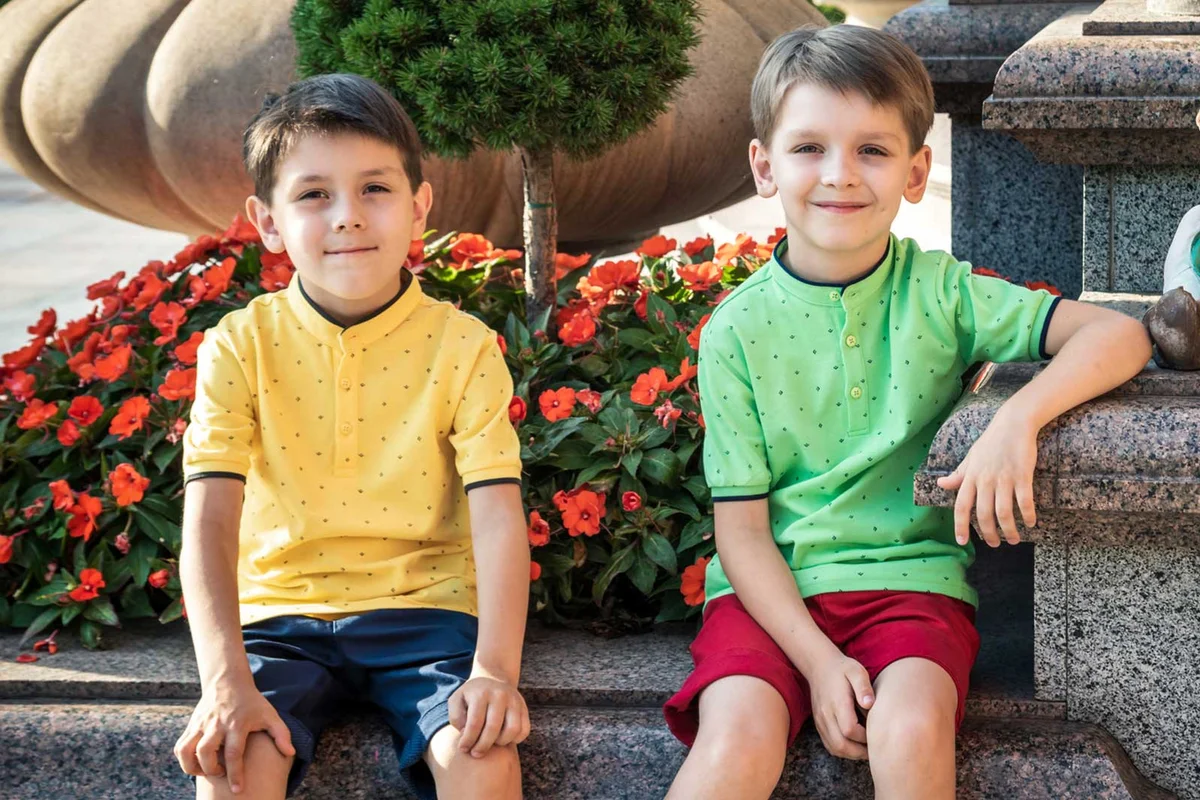 casual outfit for children at memorial service