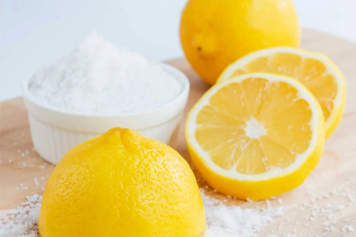 lemon salt face scrub