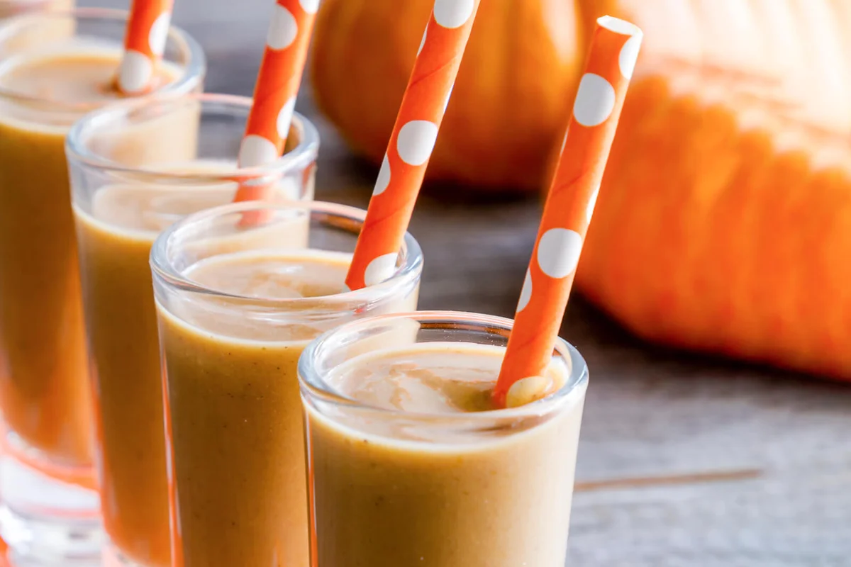 Pumpkin Coconut Smoothie Drinks