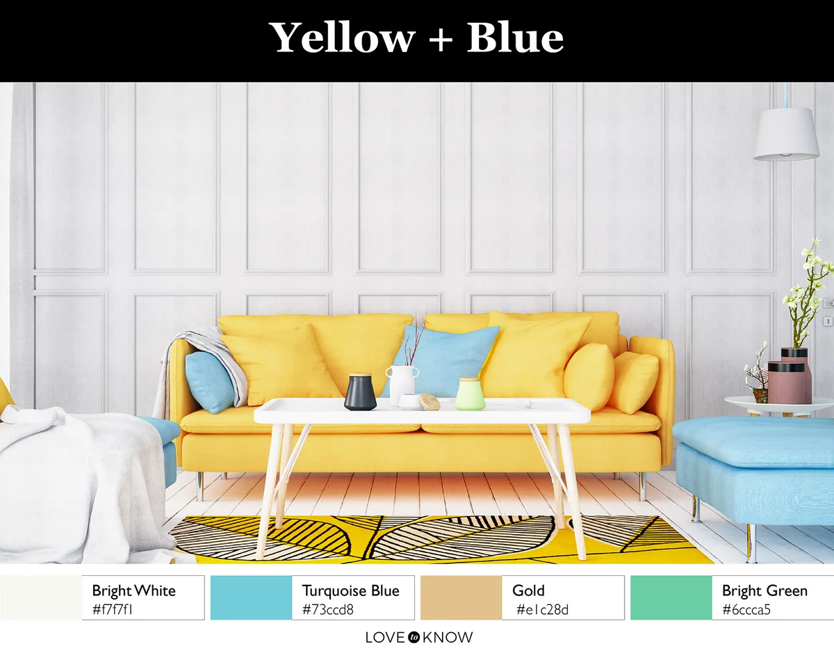 Modern Bright Living Room with Sofa